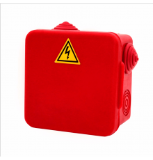 Коробка распределительная огнестойкая КРОПС-П3, IP54, 80х80х50 мм, сечением до 6 мм2, 4 клеммы  FRJB-KM-P3-6-04-КРОПС-IP54  КМ-профиль