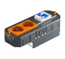 Коробка с 2 розетками, белые, ConnectGST18  7404692  OBO Bettermann