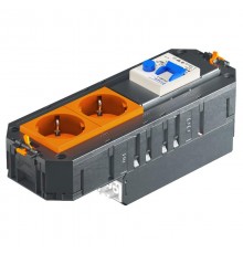 Коробка с 2 розетками, белые, ConnectGST18  7404692  OBO Bettermann