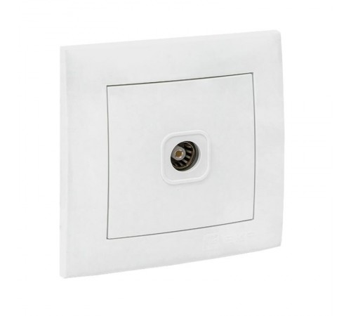 Валенсия розетка телевизионная 1-местная оконечная 10дБ-240МГц белая EKF PROxima  EWA00-227-10  EKF