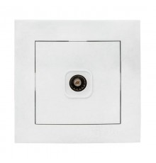 Валенсия розетка телевизионная 1-местная оконечная 10дБ-240МГц белая EKF PROxima  EWA00-227-10  EKF