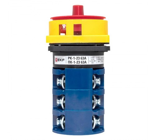 Переключатель кулачковый ПК-1-23 63А 3P "1-0-2" с блокировкой IP65  PROxima pk-1-23-63-a65 EKF