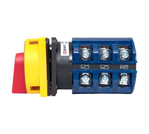 Переключатель кулачковый ПК-1-23 63А 3P "1-0-2" с блокировкой IP65  PROxima pk-1-23-63-a65 EKF