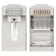 Коннектор RJ-45 TERACOM PRO экранированный 8P8C 30мкд Cat.6 (упак.20шт)  TRP-PLUG-6FTP-20  EKF