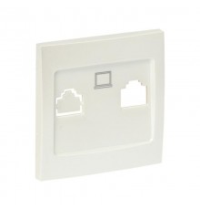 Валенсия лицевая панель розетки RJ-45 1-местная жемчуг EKF PROxima   ESK01-L-035-50   EKF