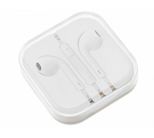 Наушники с микрофоном белые  18-0150  REXANT