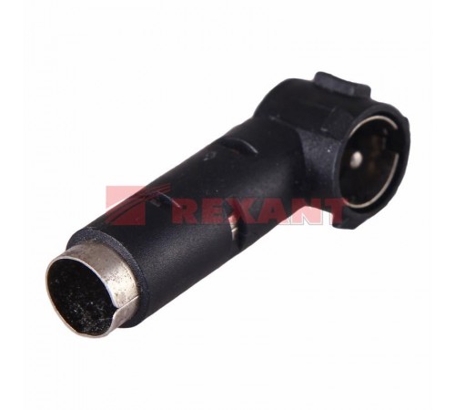 ПЕРЕХОДНИК TV шт "Европа" - гн "Азия" угловой пластик тип-1  16-0431  REXANT