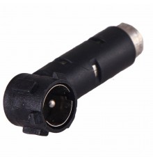 ПЕРЕХОДНИК TV шт "Европа" - гн "Азия" угловой пластик тип-1  16-0431  REXANT