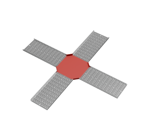 Х-разветвитель 50х500 мм "ПЛЮС" HD  XDplus50-500 HD   КМ-профиль