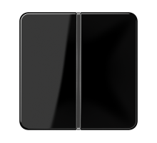 1-клавишная накладка для пульта КNX, чёрная, для серии СD  CD401TSASW  Jung