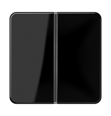 1-клавишная накладка для пульта КNX, чёрная, для серии СD  CD401TSASW  Jung