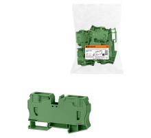 Зажим клеммный безвинтовой (ЗКБ) PEN 35мм2 с заглушкой  SQ0822-0146  TDM