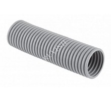 Труба гибкая гофрированная ПВХ 63мм без протяжки тяжёлая (15м) серый  16310  Рувинил