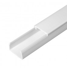Кабель-канал белый 25х16 (50 м/уп) 2-й замок в п/э  PR03.0050  Промрукав