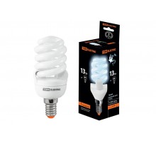 Лампа энергосберегающая КЛЛ 13Вт E14 840 cпираль FSТ2 42х98мм  SQ0323-0058  TDM