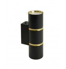 Светильник настенный 35W, 230V, 2*GU10, черный, золото ML1860  48649  FERON