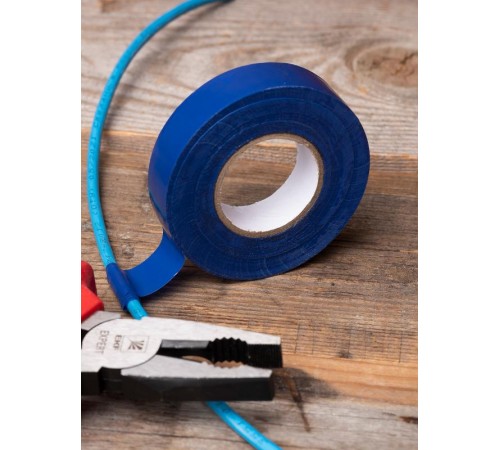 Изолента, класс А (профессиональная), 0.18х19мм, 20 метров, синяя EKF Simple  plc-iz-a-s  EKF