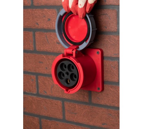 Розетка стационарная внутренняя 3452 3Р+РЕ+N 125А 380В IP67 EKF PROxima  ps-3452-125-380  EKF