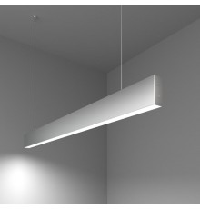 Светильник светодиодный подвесной линейный односторонний 103см 20W 6500K матовое серебро (101-200-30-103)  a041525  Elektrostandard