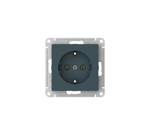 AtlasDesign Изумруд Розетка с заземлением, 16А, механизм, быстрозажимные клеммы  ATN000843S  SE