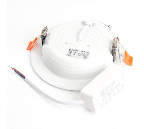 Светильник светодиодный встраиваемый AL1527 12W 4500K белый  41197  Feron