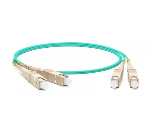 FC-D3-504-SC/PR-SC/PR-H-3M-LSZH-BK Патч-корд волоконно-оптический (шнур) MM 50/125(OM4), SC-SC, 3.0 мм, duplex, 10G/40G, LSZH, 3 м 486677  Hyperline