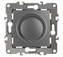 Светорегулятор поворотно-нажимной 12-4101-12  , 400ВА 230В,  графит  Б0019362  ЭРА