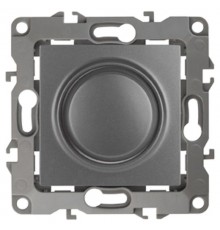 Светорегулятор поворотно-нажимной 12-4101-12  , 400ВА 230В,  графит  Б0019362  ЭРА