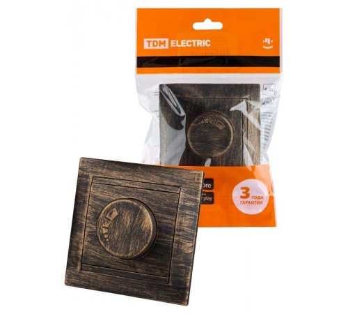 Светорегулятор RL 300 Вт старинная бронза "Лама"  SQ1815-0769  TDM