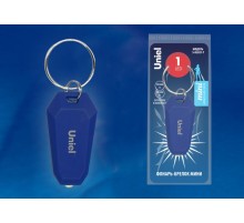 Фонарь-брелок Стандарт S-KL021-T BLUE   1LED. 2*CR1220 н/к. Пластик. Синий  UL-00004094  Uniel