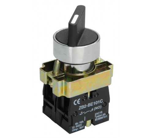 Переключатель LAY5-BD25 2 положения "I-0" стандарт ручка   BSW60-BD-2-K02  IEK