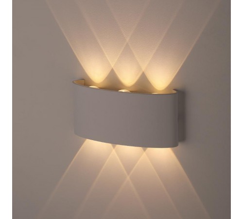 Декоративная подсветка светодиодная WL12 WH 6*1Вт IP 54 белый  Б0034610  ЭРА