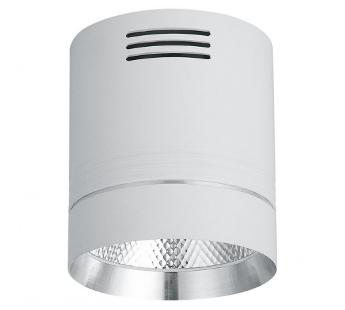 Светильник накладной светодиодный спот неповоротный AL521, 10W, 900Lm, 4000K, 35 градусов, белый c хром кольцом  32467  FERON