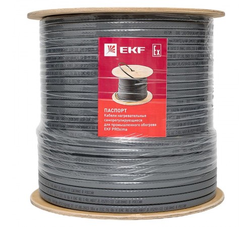 Саморегулирующийся нагревательный кабель ESR-25F (25 Вт/м) 200 м, фторопласт ESR-25F-200 EKF