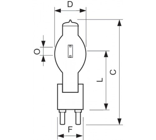 Лампа архитектурная/сценическая MSR 4000 HR 1CT/1  928050405114  PHILIPS