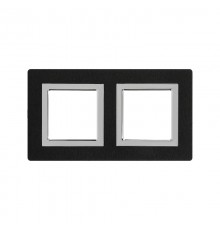 Рамка из алюминия, "Avanti", черная, 4 модуля  4402834  DKC