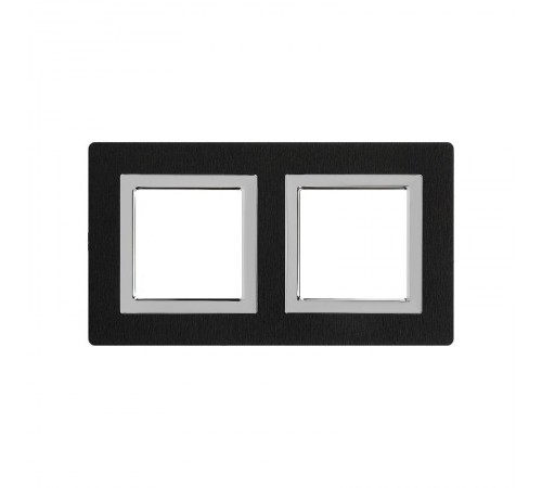 Рамка из алюминия, "Avanti", черная, 4 модуля  4402834  DKC