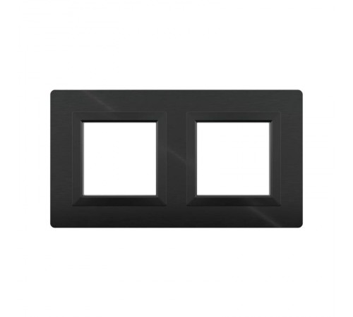 Рамка из алюминия, "Avanti", черная, 4 модуля  4402834  DKC