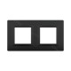 Рамка из алюминия, "Avanti", черная, 4 модуля  4402834  DKC