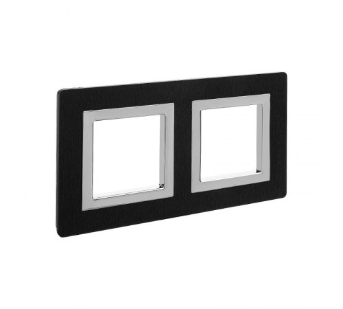 Рамка из алюминия, "Avanti", черная, 4 модуля  4402834  DKC