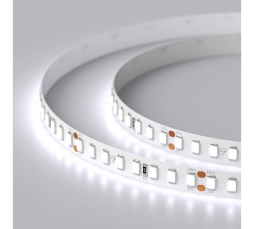 Лента светодиодная RT 2-5000 24V Cool 8K 2x (2835, 160 LED/m, LUX)  024533  Arlight