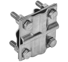 Зажим заземл. крест. пол./прут.-пол./прут. нерж. сталь  ZGC13-20-1-16-40  IEK