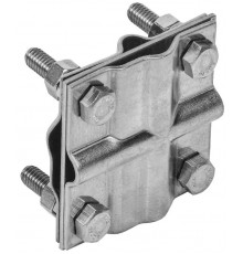 Зажим заземл. крест. пол./прут.-пол./прут. нерж. сталь  ZGC13-20-1-16-40  IEK