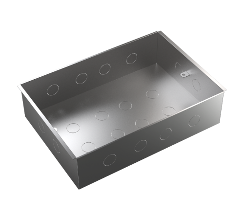 MultiDesk Коробка монтажная для бетонных полов для люка на 16/24 модуля СТАЛЬ  MDK10316  SE