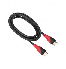 Шнур HDMI - HDMI с фильтрами, длина 2 метра (GOLD) (PVC пакет)  17-6204  REXANT