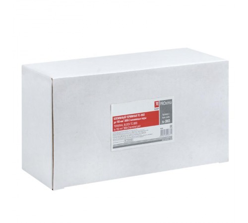 Терминал клеммный TC-3003 до 150 мм2 300A 3 клеммные пары EKF PROxima  tc-3003  EKF