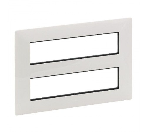 Valena LIFE Белая Рамка для модульных устройств Mosaic 2x4x2 модуля  752146  Legrand