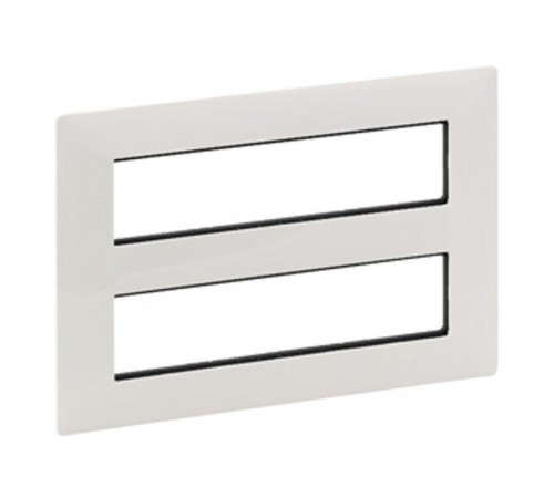 Valena LIFE Белая Рамка для модульных устройств Mosaic 2x4x2 модуля  752146  Legrand