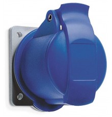 Розетка панельная с прямым минимальным фланцем 216R6, 16A, 2P+E, IP44, 6ч  2CMA193146R1000  ABB