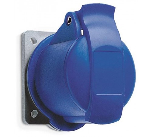 Розетка панельная с прямым минимальным фланцем 216R6, 16A, 2P+E, IP44, 6ч  2CMA193146R1000  ABB